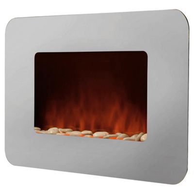 Pifco PE184 Wall Mounted Fire with Pebble