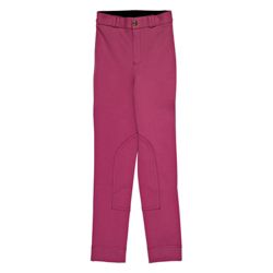Tesco Girls' Heavy Duty Jodhpurs, Pink, Age 7-8