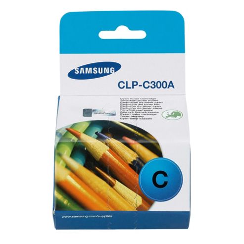Image of Samsung Clp-c300 Laser Toner Cartridge - Cyan