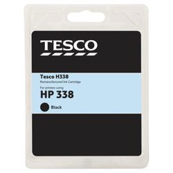 Tesco H150 remanufactured Black Printer Ink Cartridge (Compatible with printers using HP 338 Cartridge)