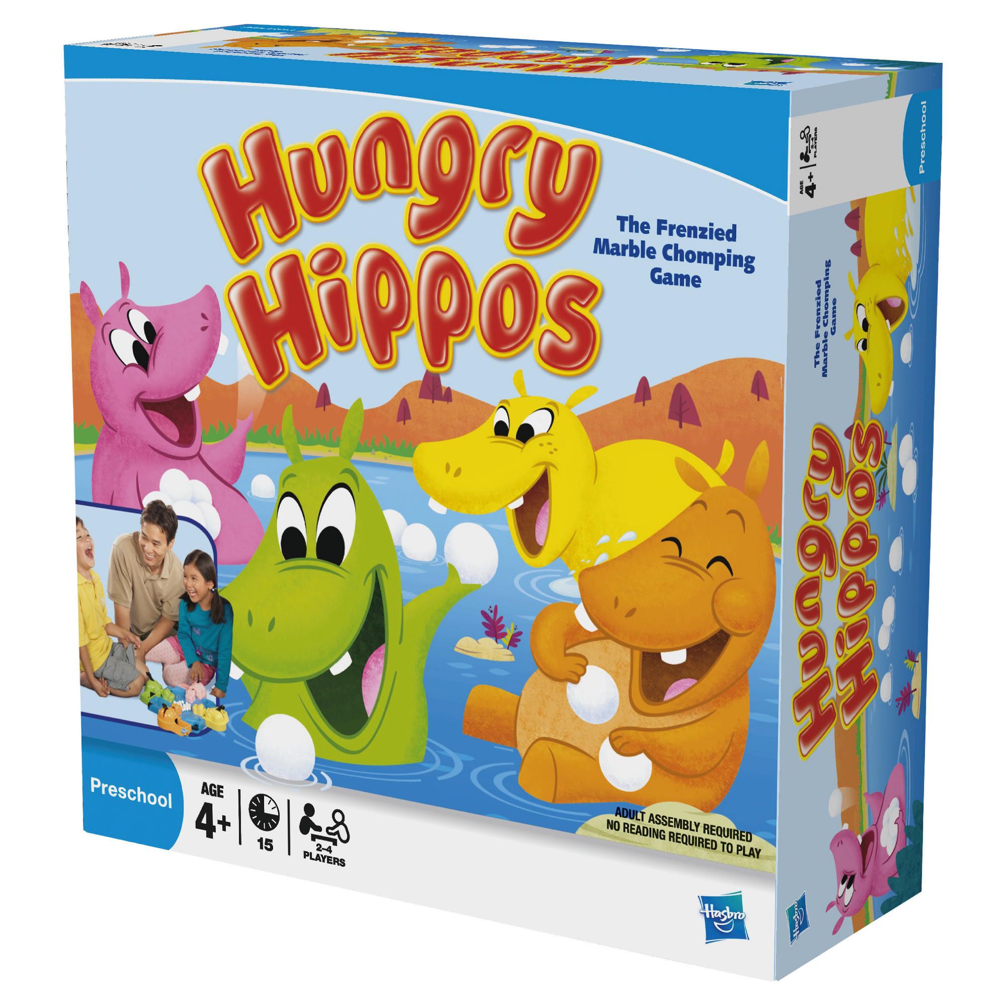 Hungry Hippos Marble Grabbing Game 