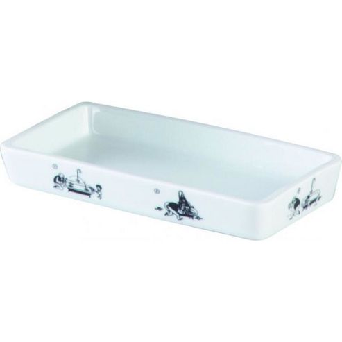 Image of Sanwood Vater And Sohn Soap Dish In White And Black