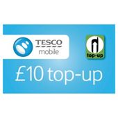 Tesco Mobile £10 Top-up voucher