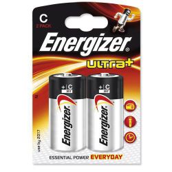 Energizer Ultra+ C 2 Pack Batteries