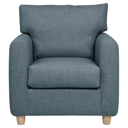 Image of Boston Felt Effect Armchair, Mineral