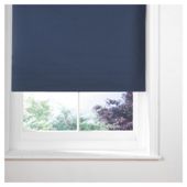 Thermal Blackout Blind, Navy 90Cm