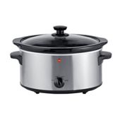 Tesco SC356 Slow Cooker, Brushed steel