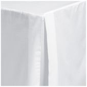 Tesco Single Valance Sheet, White