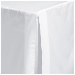 Tesco Single Valance Sheet, White