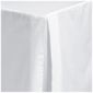 Tesco Single Valance Sheet, White