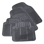Tesco Car Mats 4 Set Rubber Black