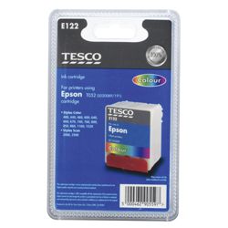 Tesco E122 Colour Printer Ink Cartridge (Compatible with printers using Epson T052 Printer Ink Cartridge)