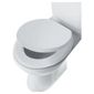 Tesco White Wood Toilet Seat
