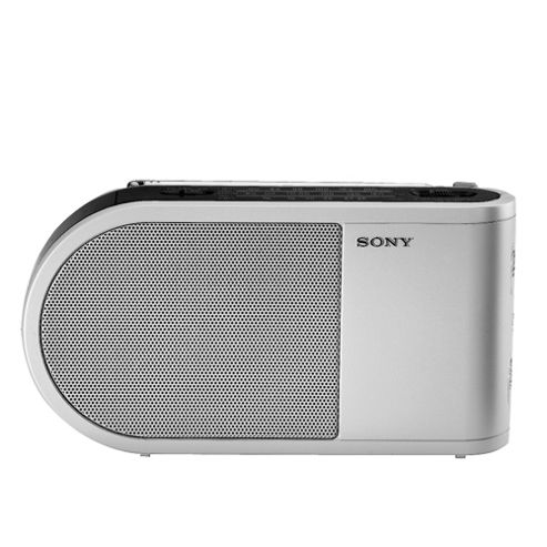 Image of Sony Portable Radio Lw/mw Black/white