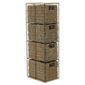 Seagrass 4 Drawer Tower, Natural