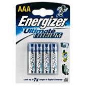 Energizer Lithium 4 Pack AAA batteries