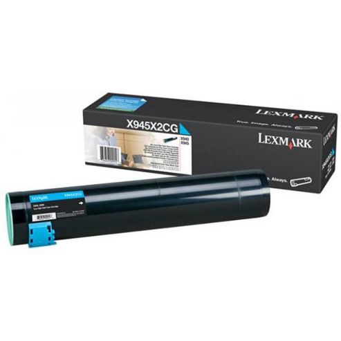Image of Lexmark X940e, X945e Toner Cartridge (22k) - Cyan