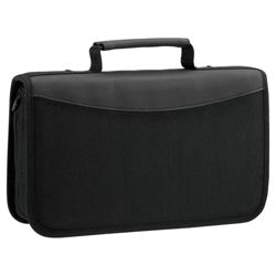 Tesco Black Wallet for 96  CDs / DVDs
