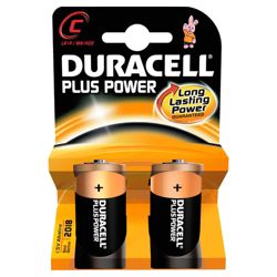 Duracell 2 Pack C Batteries