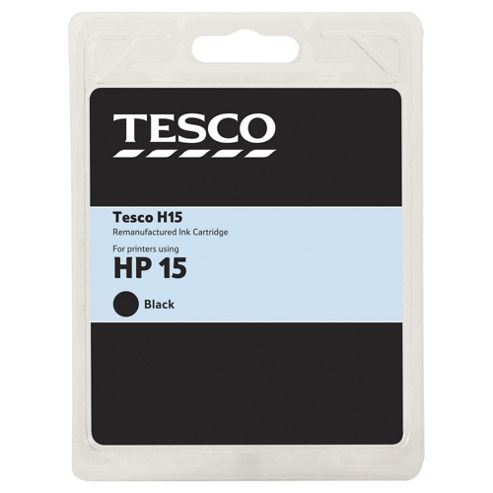 Image of Tesco H15 Remanufactured Printer Ink Cartridge - Black