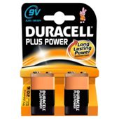 Duracell 2 Pack 9V Alkaline Batteries