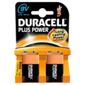 Duracell 2 Pack 9V Alkaline Batteries
