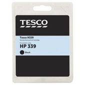 Tesco H160 remanufactured Black Printer Ink Cartridge (Compatible with printers using HP 339 Cartridge)