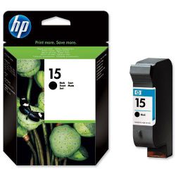 HP 15 Printer Ink Cartridge - Black (C6615DE)