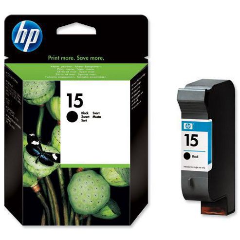 Image of Hp 15 Large Black Original Ink Cartridge