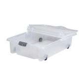 35L Under bed box with lid, 2 pack