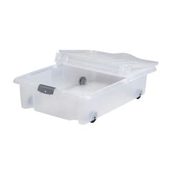 35L Under bed box with lid, 2 pack