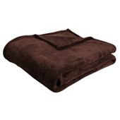 F&F Home Super Soft Throw - Chocolate