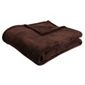 F&F Home Super Soft Throw - Chocolate