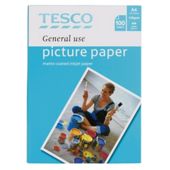 Tesco A4 general use Matte Photo Paper - 100 Sheets