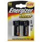 Energizer Ultra+ 2 Pack 9V batteries