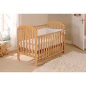 East Coast Anna Drop Side Cot, Antique Finish