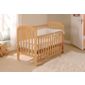 East Coast Anna Drop Side Cot, Antique Finish