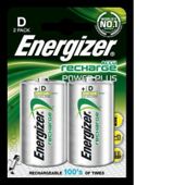 Energizer 2 Pack Rechargeable D batteries