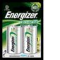 Energizer 2 Pack Rechargeable D batteries