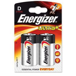 Energizer Ultra+ D 2 Pack Batteries