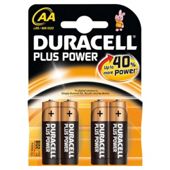 Duracell Plus 4 pack AA Batteries