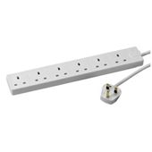 Tesco 6 Way - 1m Extension Lead