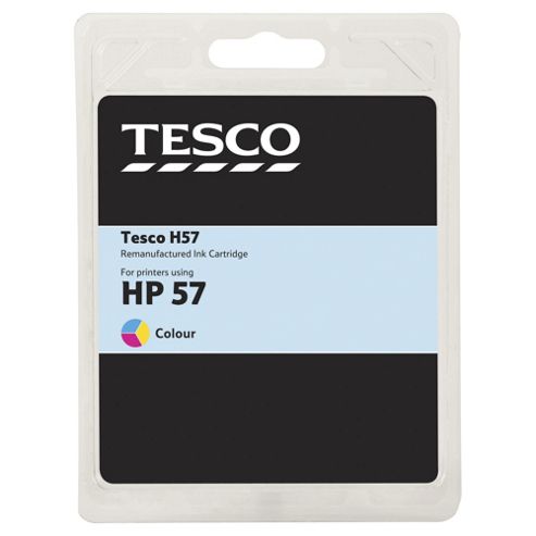 Image of Tesco H100 Remanufactured Printer Ink Cartridge - Tri-colour