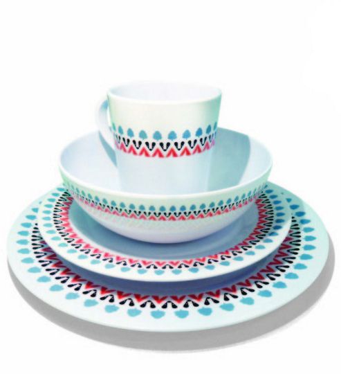 Image of Witley 16 Piece Melamine Set (4 Person)