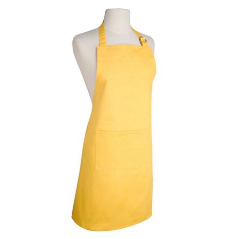 Image of Now Designs Colour Centre Adult Apron, Lemon Yellow