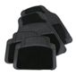 Tesco Car Mats 4 Set Rubber-Carpet Black