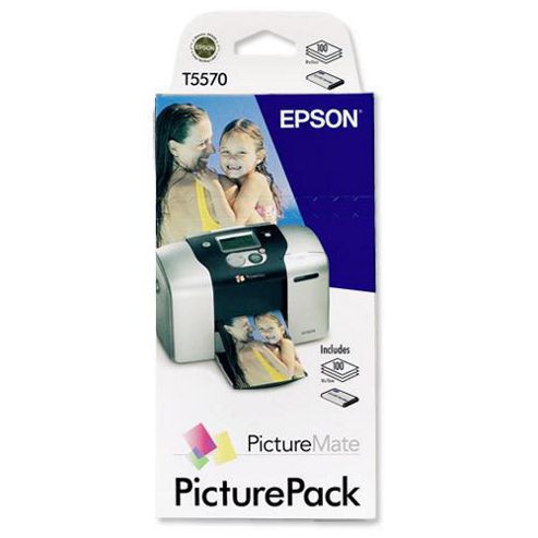 Image of Epson Picturemate And Picturemate 500 Picturepack (photo Cartridge And Picture Paper)