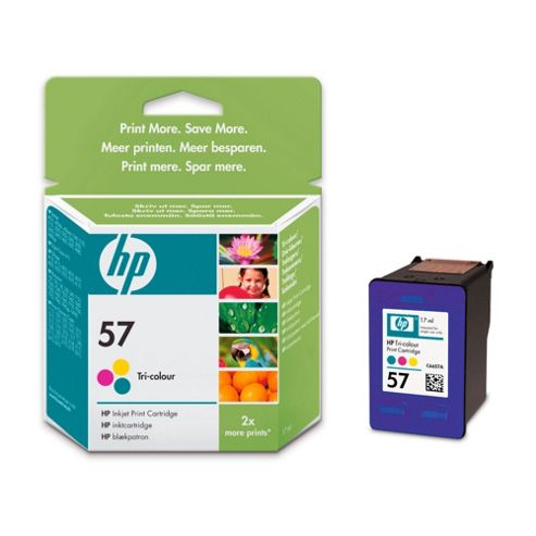 Image of Hp 57 Printer Ink Cartridge (c6657ae)- Tri-colour