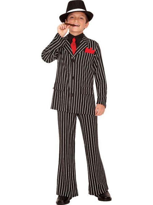 Image of Gangster Guy - Child Costume 8-10 Years