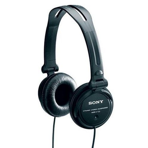 Image of Sony Mdr-v150 Headphones With Reversible Housing - Black